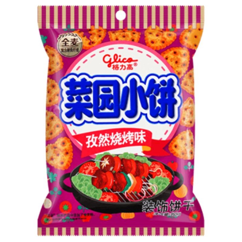 DJY打酱油格力高 菜园小饼 孜然烧烤味 80g