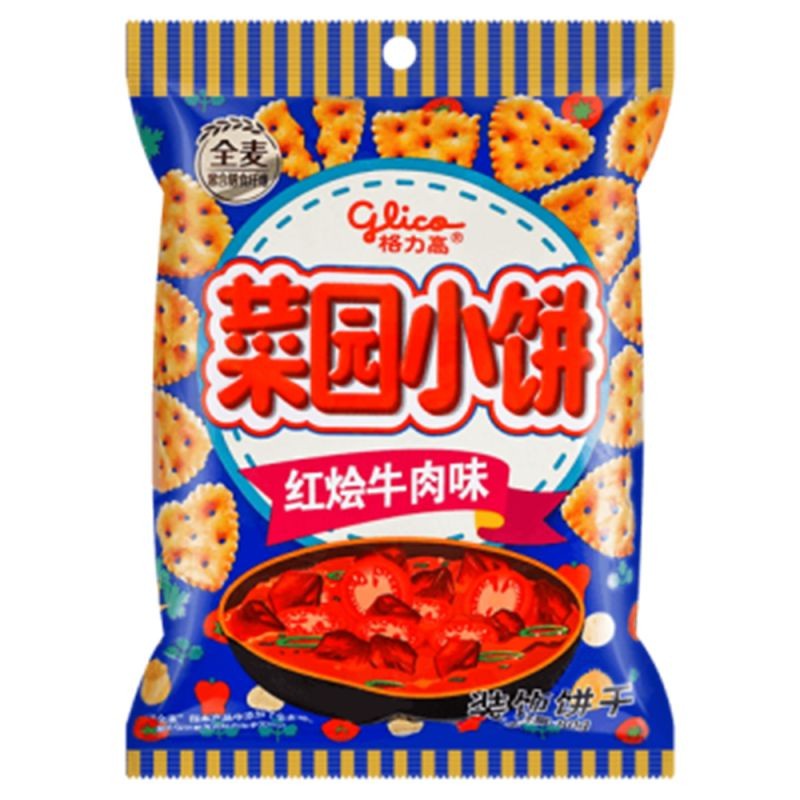 DJY打酱油格力高 菜园小饼 红烩牛肉味 80g