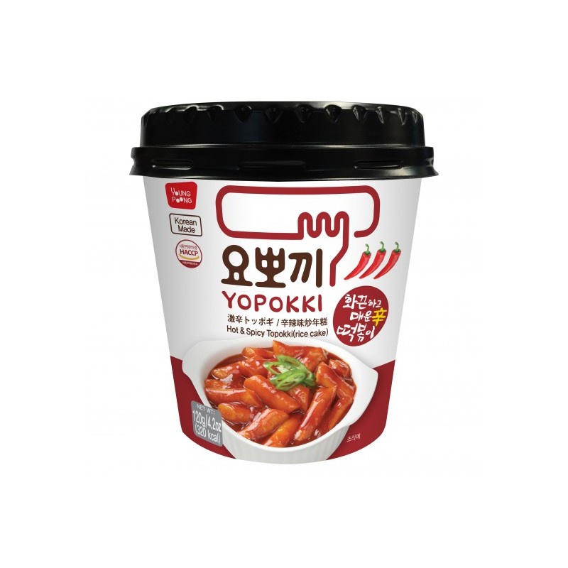 DJY打酱油YOUNGPOONG 杯装炒年糕 1人份 辛辣味 120g