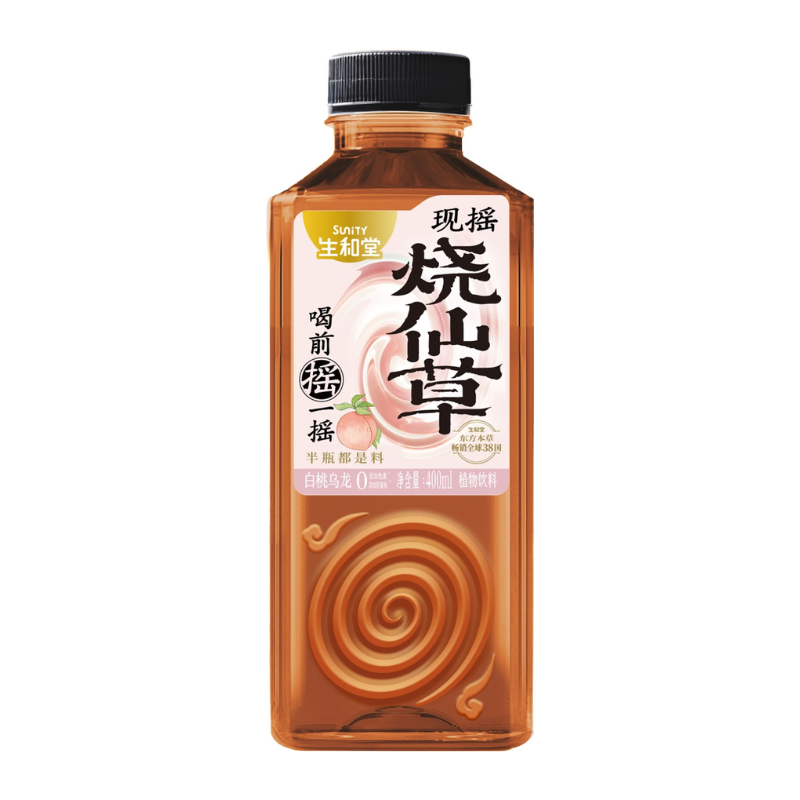 DJY打酱油生和堂饮料烧仙草 白桃乌龙味 400ml