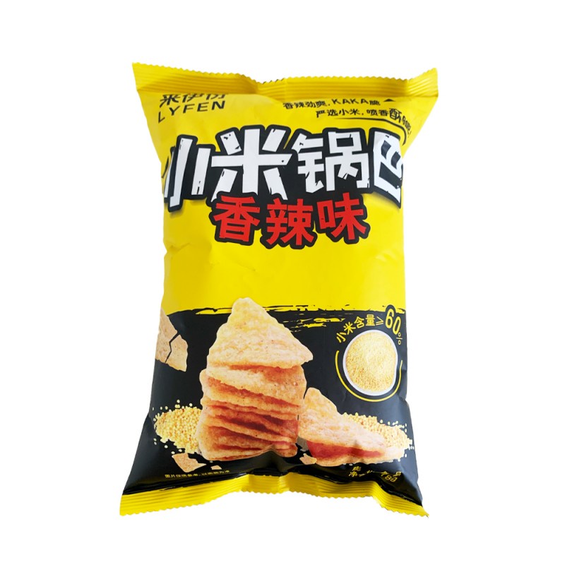 DJY打酱油来伊份 小米锅巴 香辣味 78g