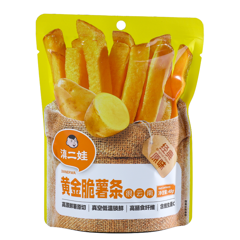 DJY打酱油滇二娃 黄金脆薯条(经典原味) 40g