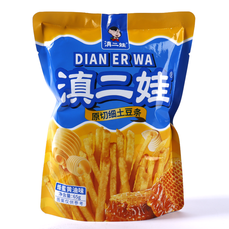 DJY打酱油滇二娃 细土豆条(蜂蜜黄油味) 65g