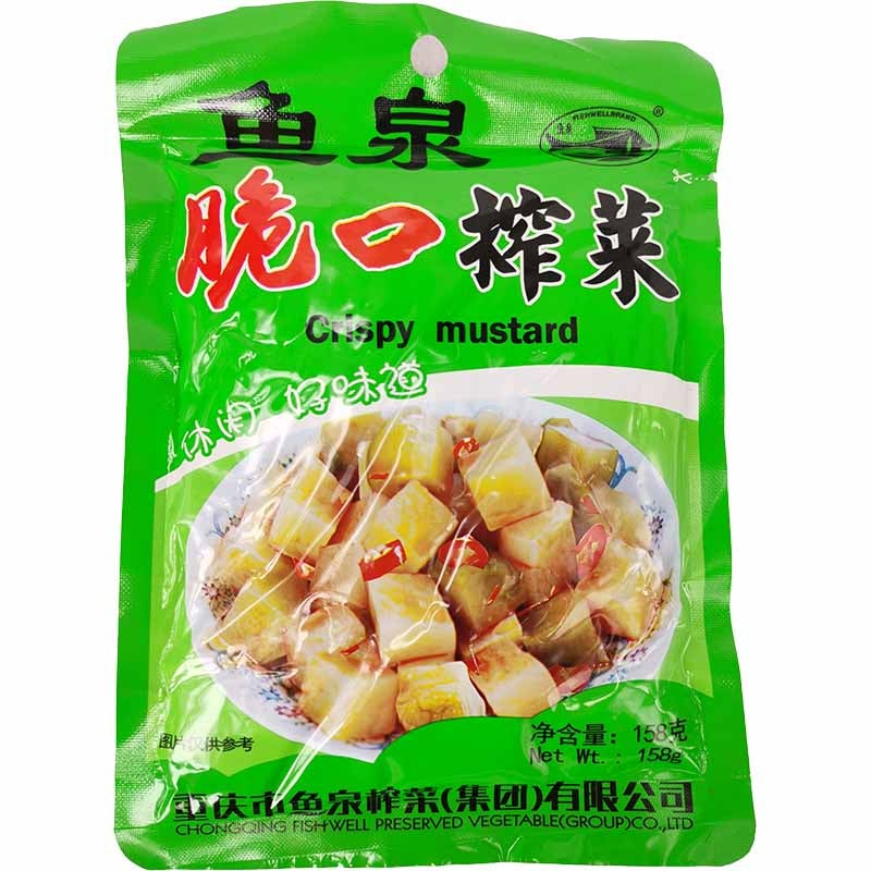 DJY打酱油鱼泉 脆口榨菜 158g