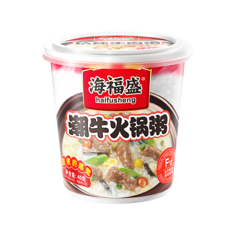 DJY打酱油海福盛 潮牛火锅粥 40g