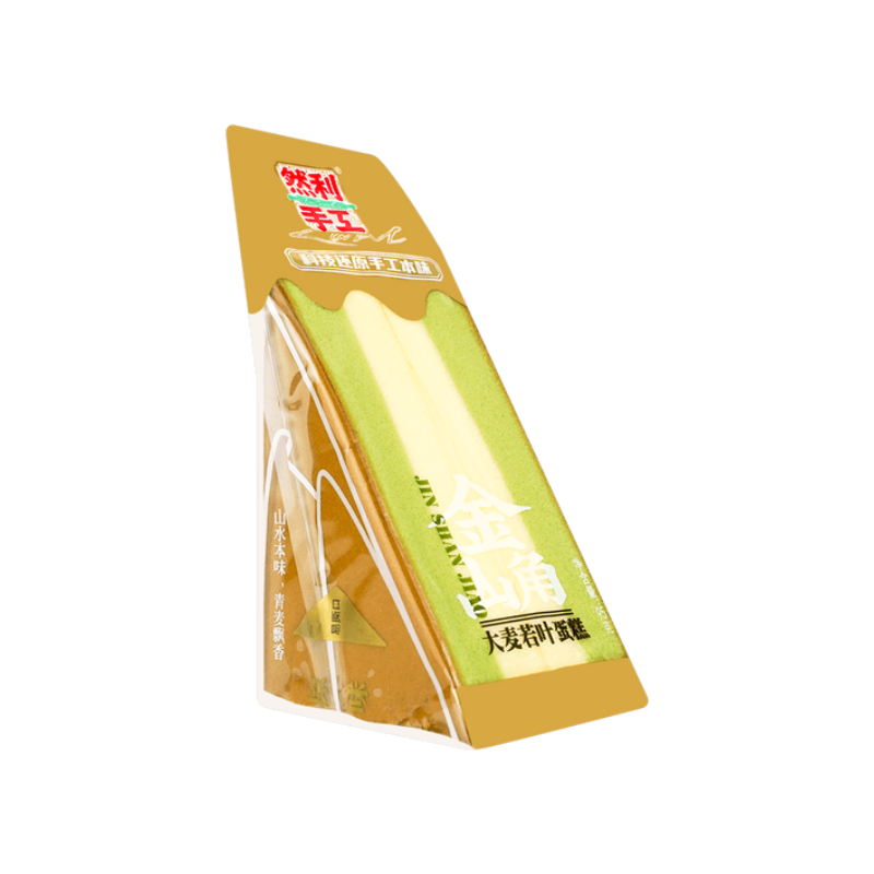 DJY打酱油然利 金山角大麦若叶蛋糕 95g