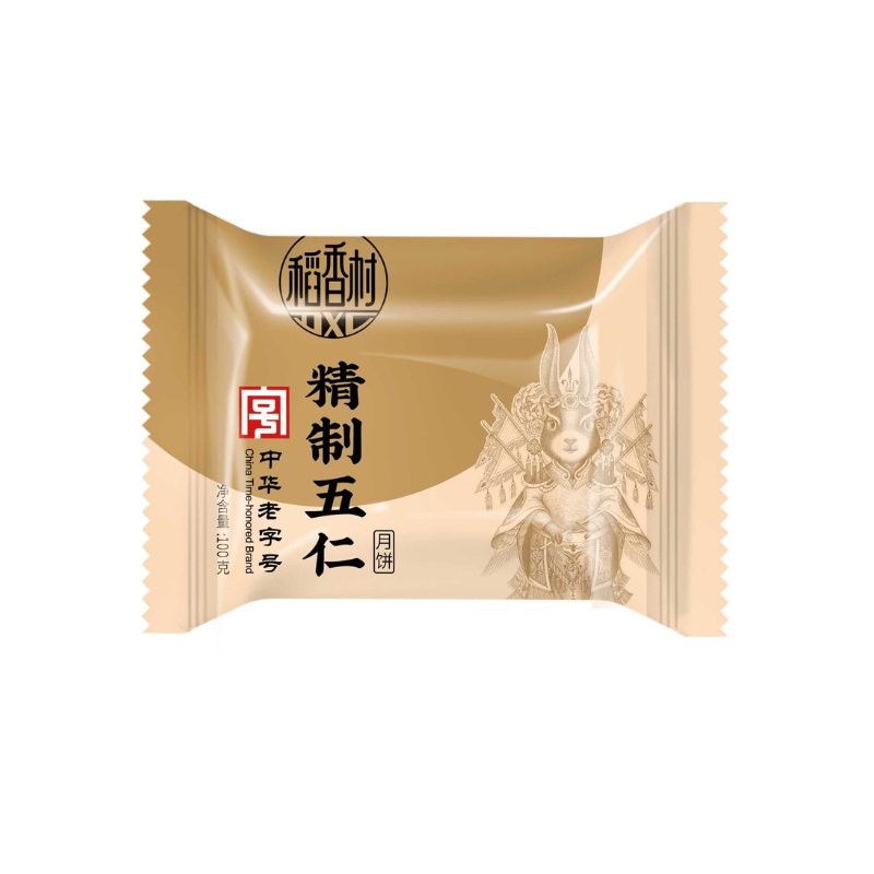DJY打酱油稻香村月饼 精制五仁月饼 75g