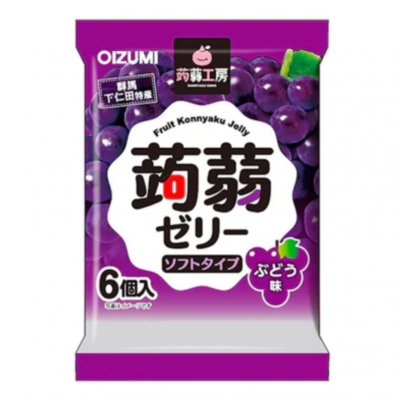DJY打酱油蒟蒻工房 魔芋果冻 葡萄味 108g