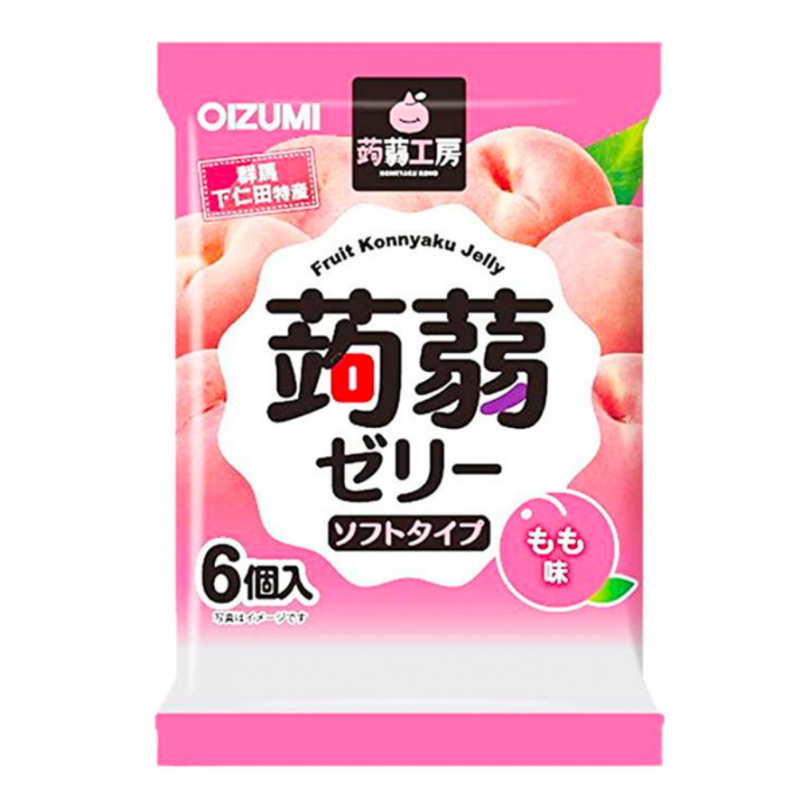 DJY打酱油蒟蒻工房 魔芋果冻 水蜜桃味 106g