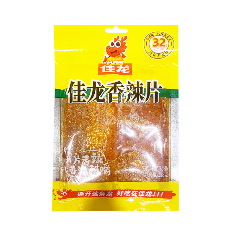 DJY打酱油佳龙 香辣片 118g