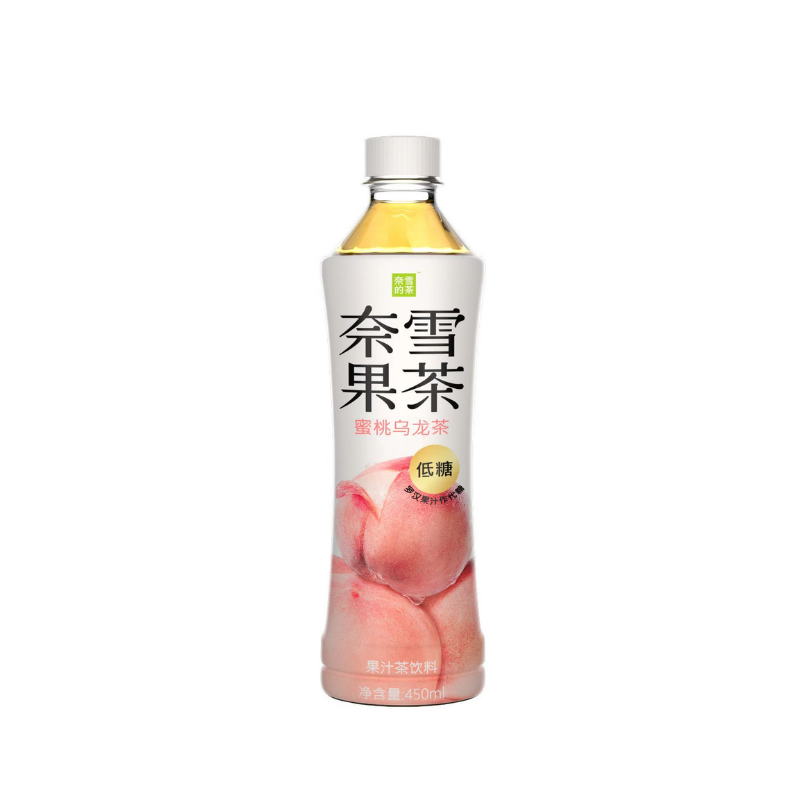 DJY打酱油奈雪 果汁茶蜜桃乌龙茶 450ml