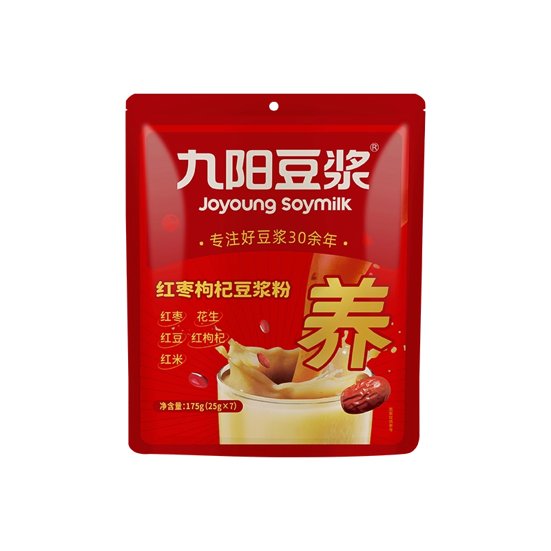 DJY打酱油九阳 红枣枸杞豆浆粉自立袋 25g*7条