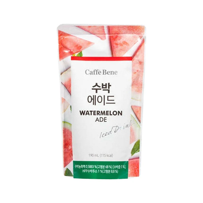 DJY打酱油Caffe Bene 冰茶西瓜味 190ml
