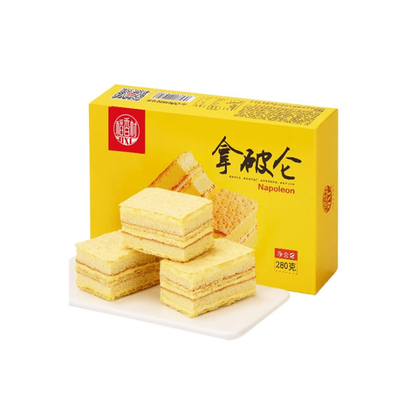 DJY打酱油稻香村 拿破仑精致糕点 370g