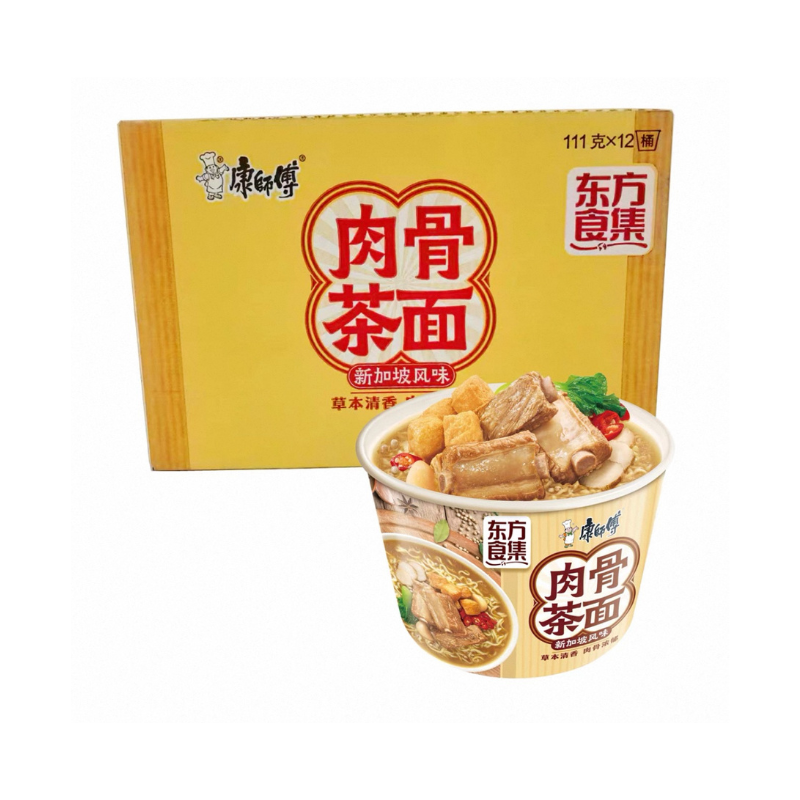 DJY打酱油康师傅 肉骨茶面 桶装 111g
