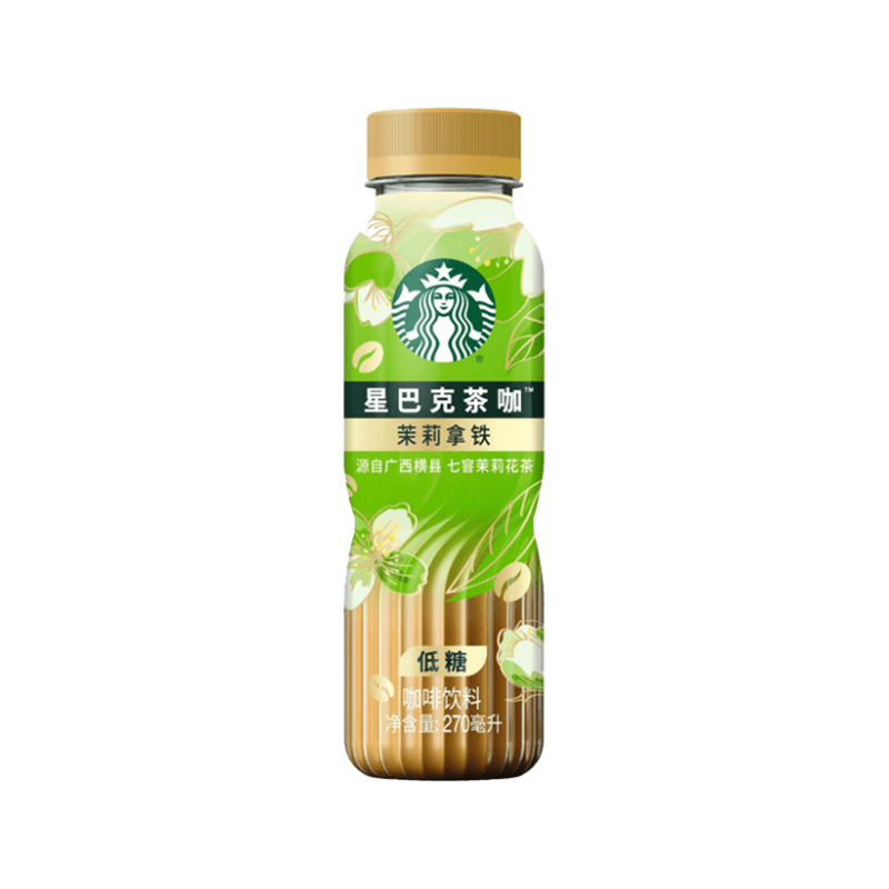DJY打酱油星巴克 茶咖 茉莉拿铁咖啡饮料 270ml