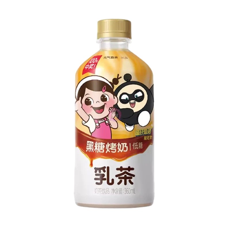 DJY打酱油元气森林 奶茶 黑糖烤奶 360ml