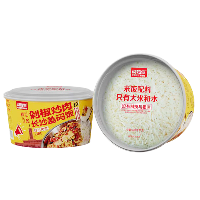 DJY打酱油湘她他 长沙盖码饭 剁椒炒肉 305g
