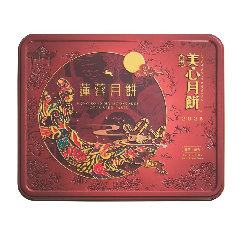 DJY打酱油美心 双黄莲蓉月饼 740g