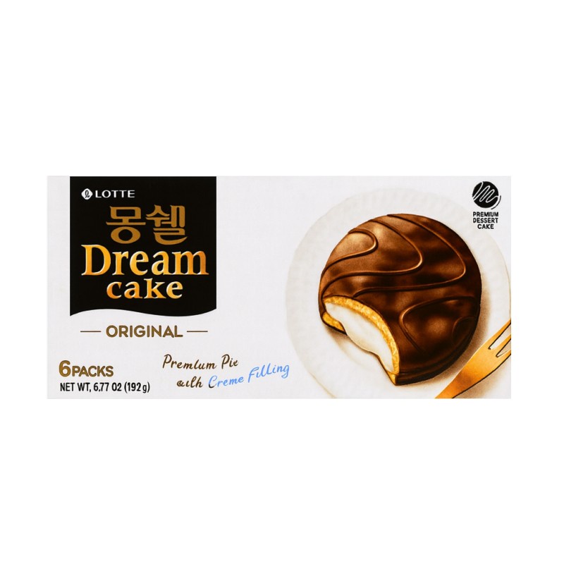 DJY打酱油韩国 LOTTE 乐天梦雪奶油巧克力派 204g