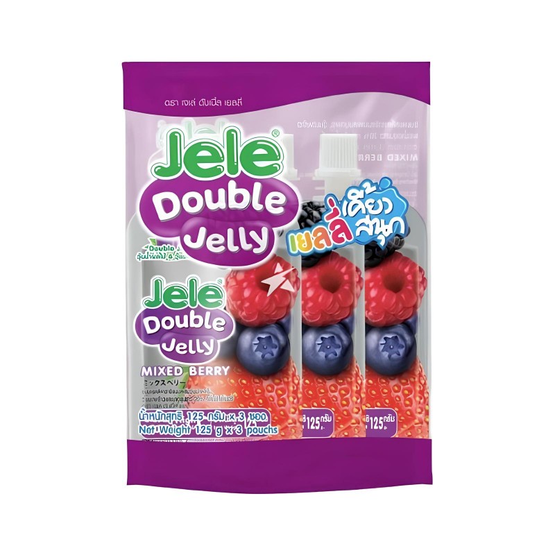 DJY打酱油Jele 双层果冻 混合浆果味 125g*3