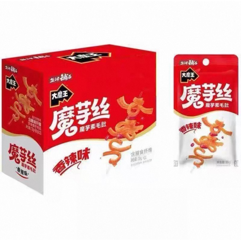 DJY打酱油盐津铺子 大魔王魔芋丝 香辣味 18g*20
