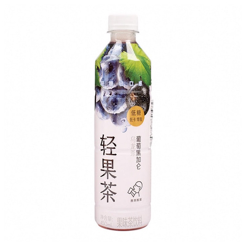DJY打酱油喜茶 萄黑加仑乌龙茶果味茶饮料 轻果茶 450ml