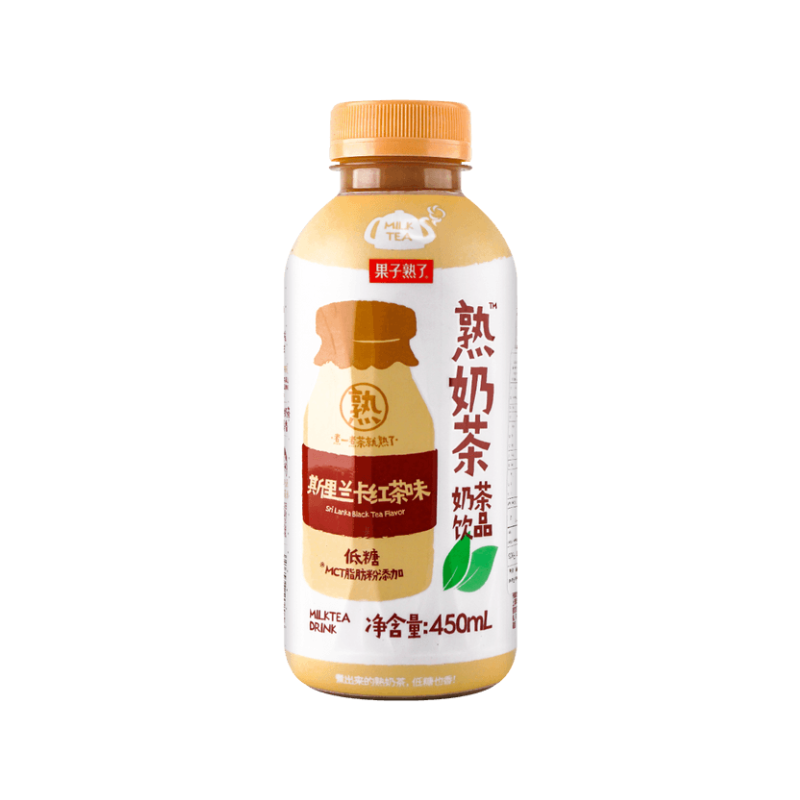 DJY打酱油果子熟了 熟奶茶 斯里兰卡红茶味 450ml