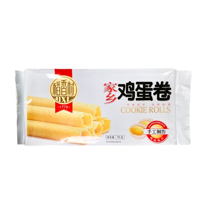 DJY打酱油稻香村 袋装家乡鸡蛋卷 75g