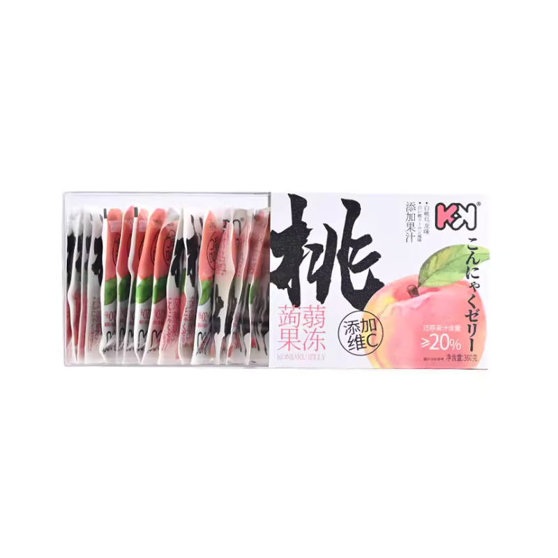 DJY打酱油超友味 蒟蒻果冻 白桃乌龙味 360g
