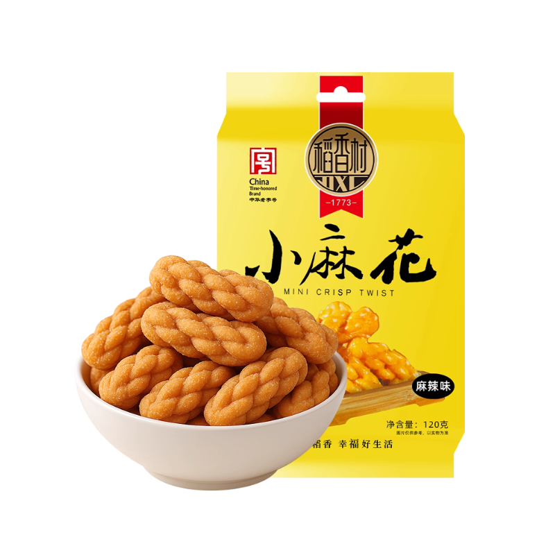 DJY打酱油稻香村 小麻花五香味 120g