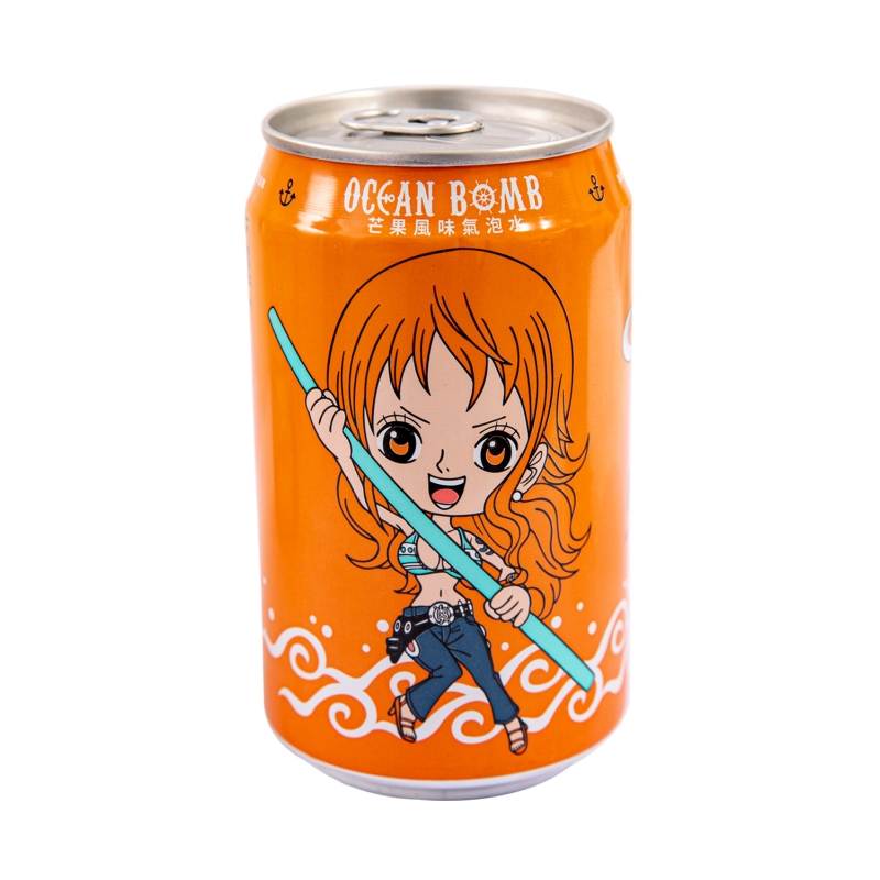 DJY打酱油Ocean Bomb 海贼王气泡水 娜美 芒果味 330ml