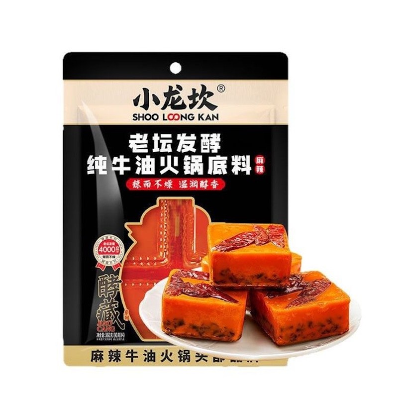 DJY打酱油小龙坎 发酵纯牛油火锅底料 360g