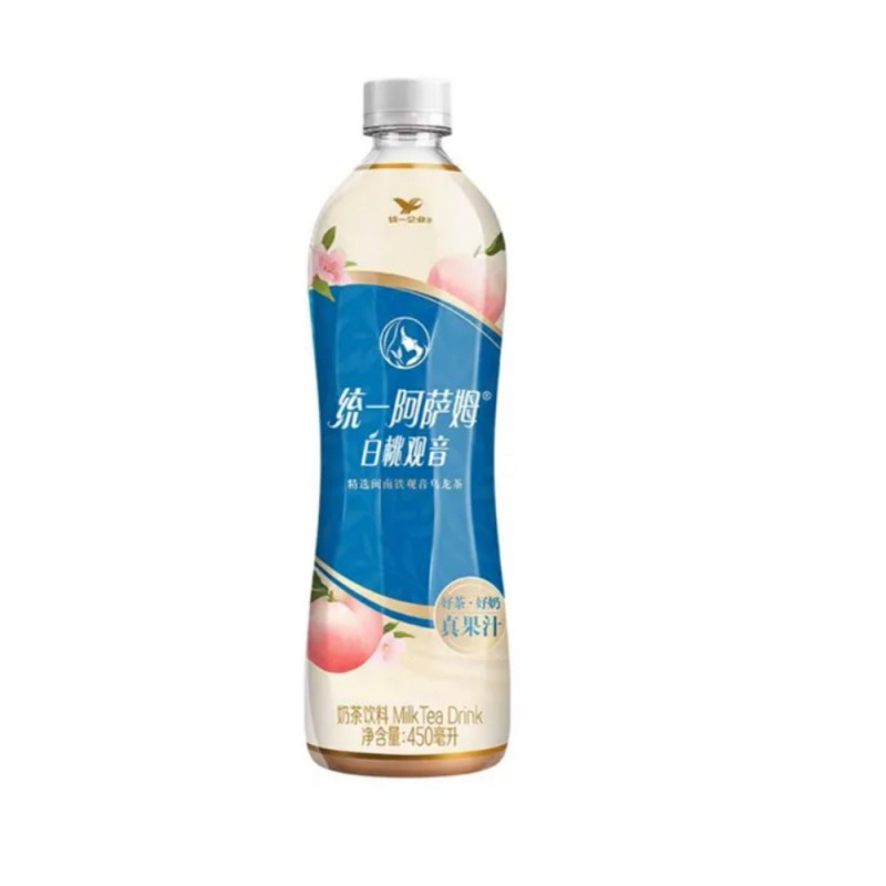 DJY打酱油统一 奶茶 阿萨姆 白桃观音味 450ml