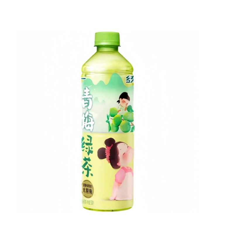 DJY打酱油统一 青梅绿茶 果味茶饮料 500ml