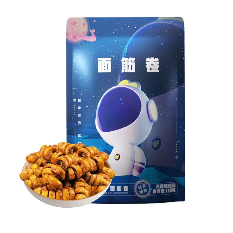 DJY打酱油周小伴 面筋卷 孜香烧烤味 160g
