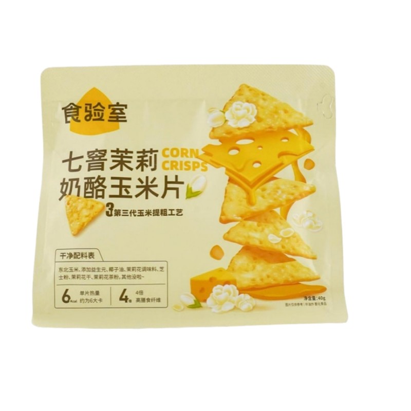 DJY打酱油食验室 厚厚奶酪玉米片 茉莉味 40g