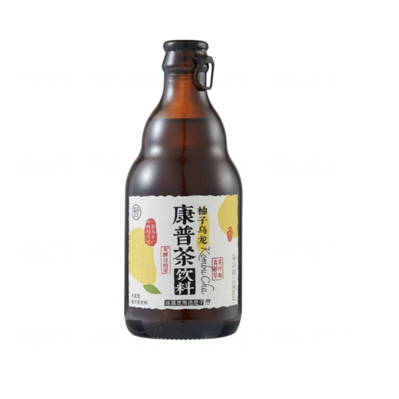 DJY打酱油盒马 柚子乌龙康普茶饮料 330ml