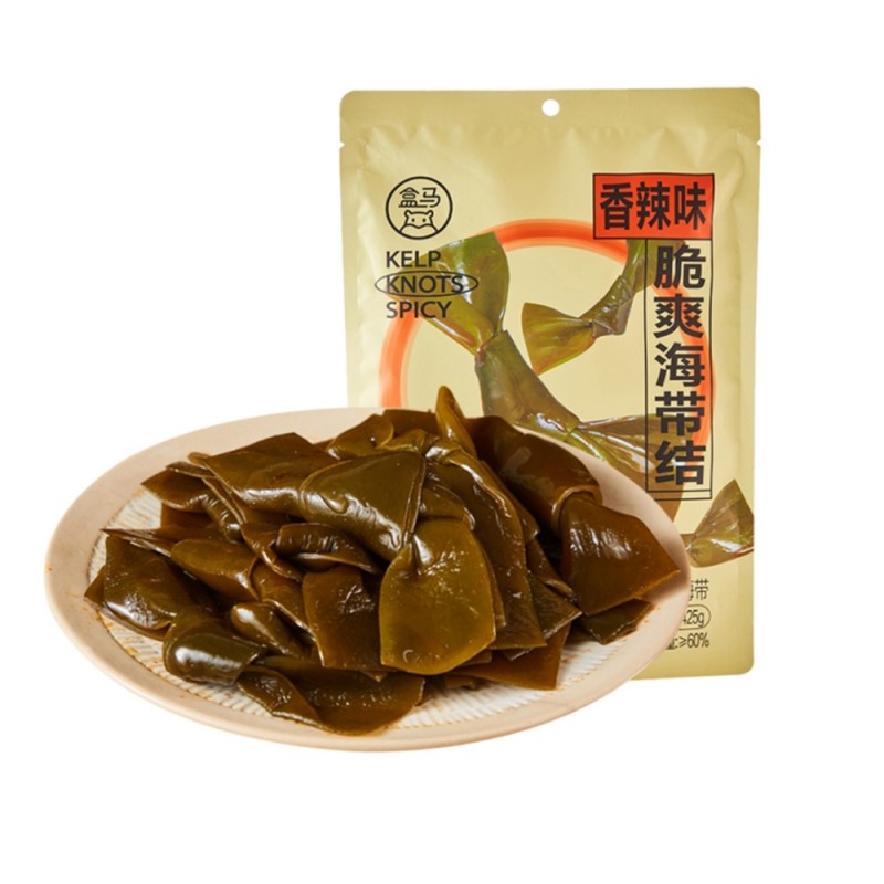 DJY打酱油盒马 脆爽海带结 香辣味 425g