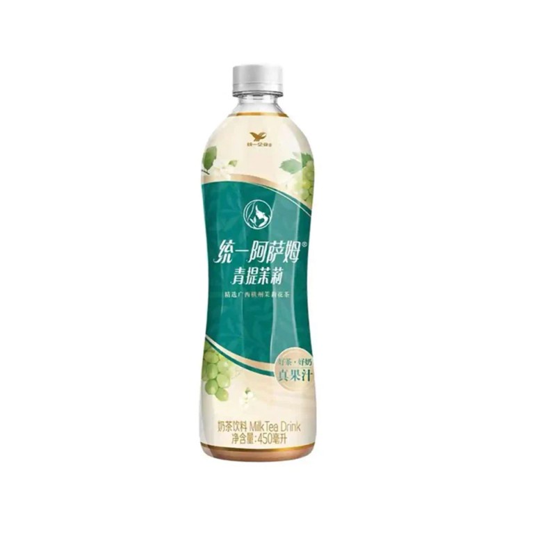DJY打酱油统一 阿萨姆奶茶 青提茉莉味 450ml