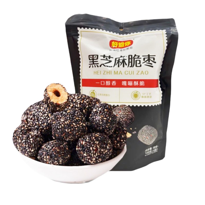 DJY打酱油好想你 黑芝麻脆枣 108g