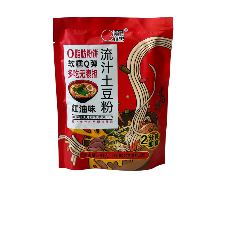DJY打酱油厨神 流汁土豆粉 红油 281g
