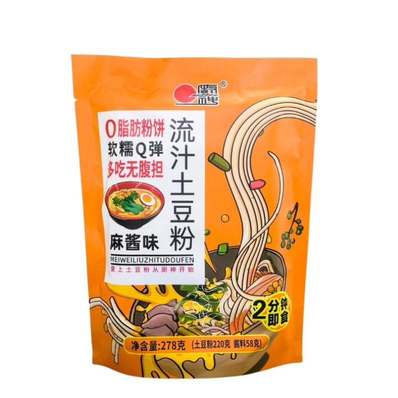 DJY打酱油厨神 流汁土豆粉 麻酱 278g
