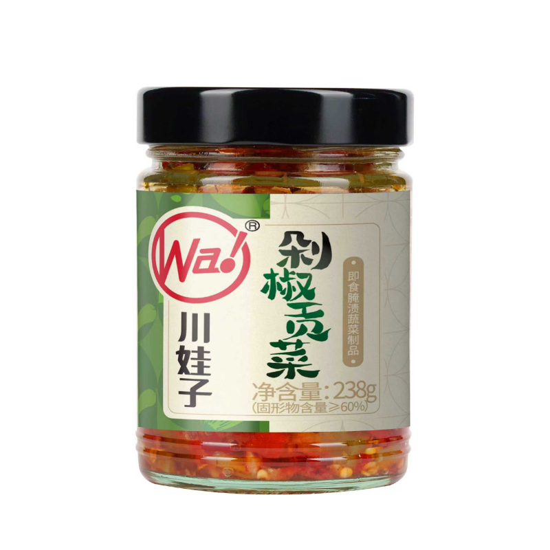 DJY打酱油川娃子 剁椒贡菜 238g