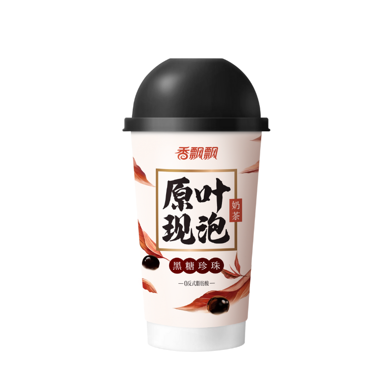 DJY打酱油香飘飘 原叶现泡奶茶黑糖珍珠 64g