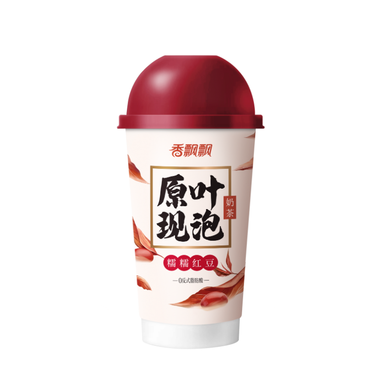 DJY打酱油香飘飘 原叶现泡奶茶 糯糯红豆 74g