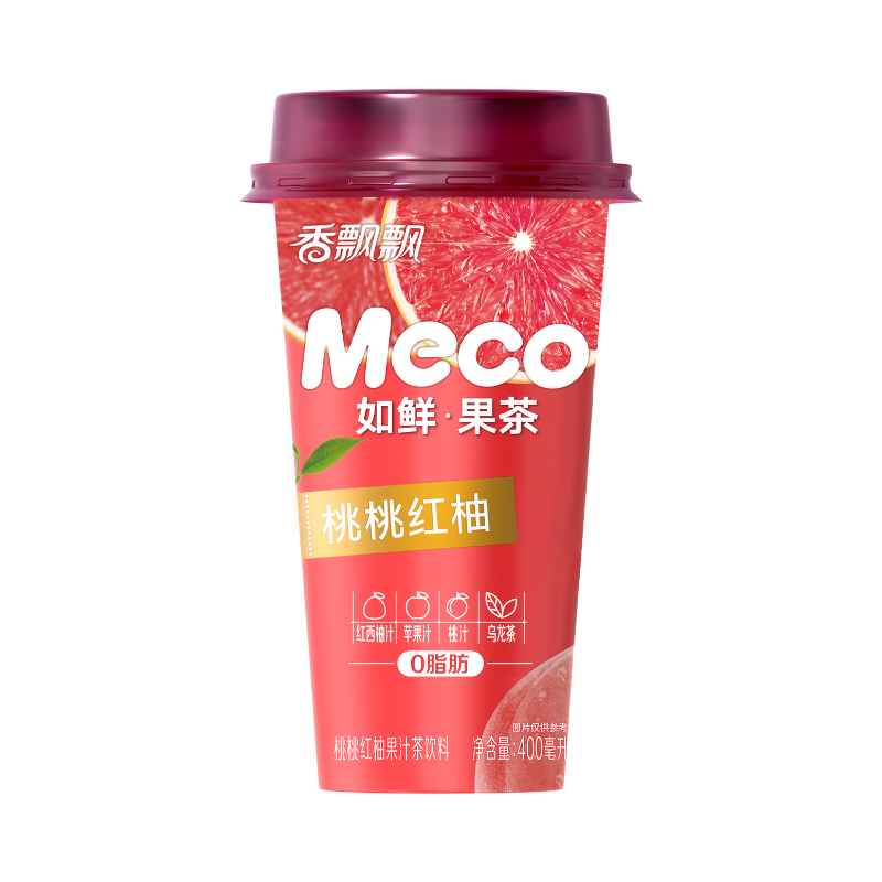 DJY打酱油蜜谷 果汁茶 桃桃红柚 400ml