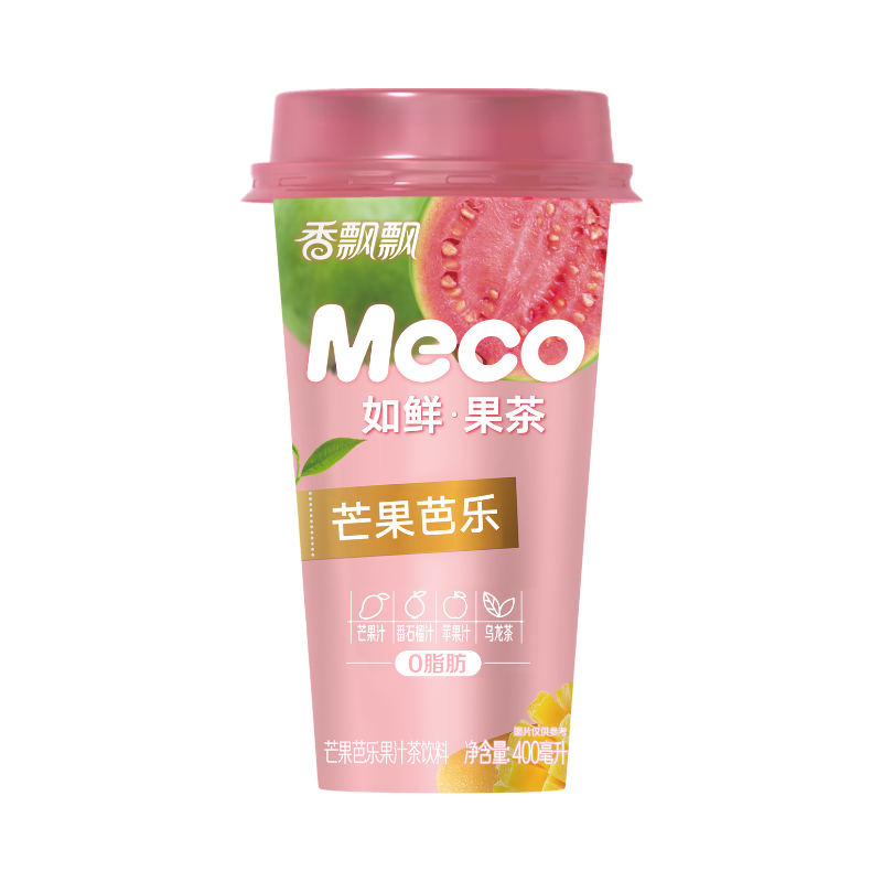 DJY打酱油蜜谷 芒果芭乐果汁茶 400ml