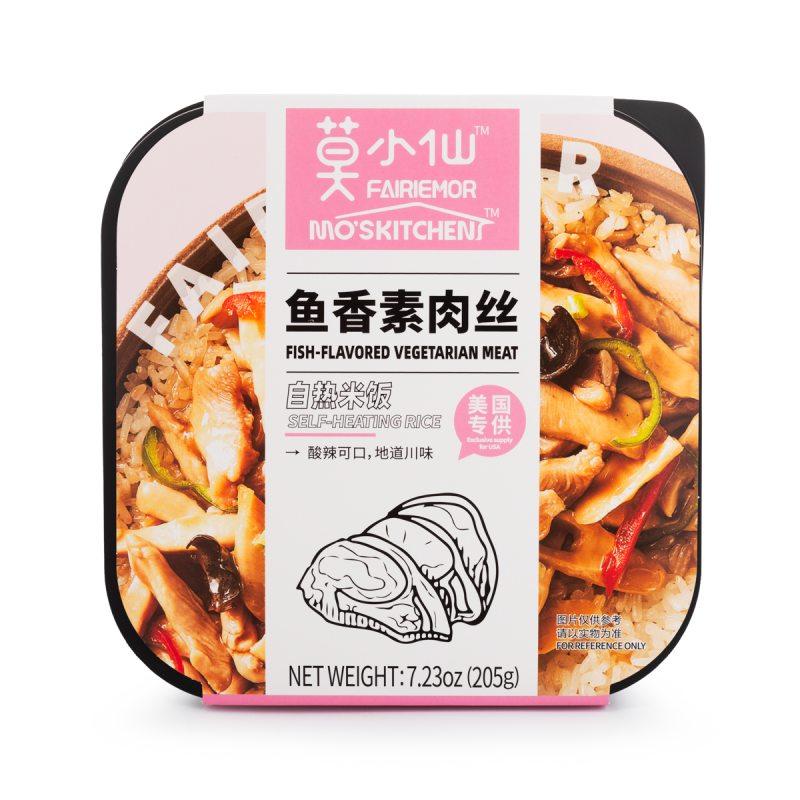 DJY打酱油莫小仙 鱼香素肉丝微波米饭 520g