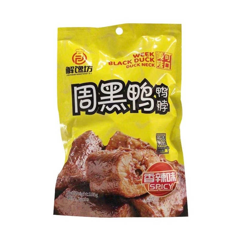 DJY打酱油解馋坊 周黑鸭鸭脖 香辣味 105g